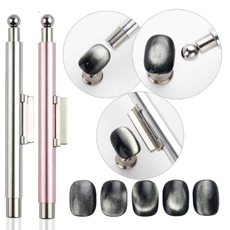 Nail Art Double-headed Round Steel Ball Magnet